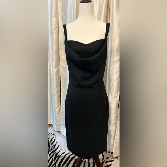 Didier Ludot Black Sleeveless Cocktail Dress Made in France – Size 40 - Picture 1 of 12